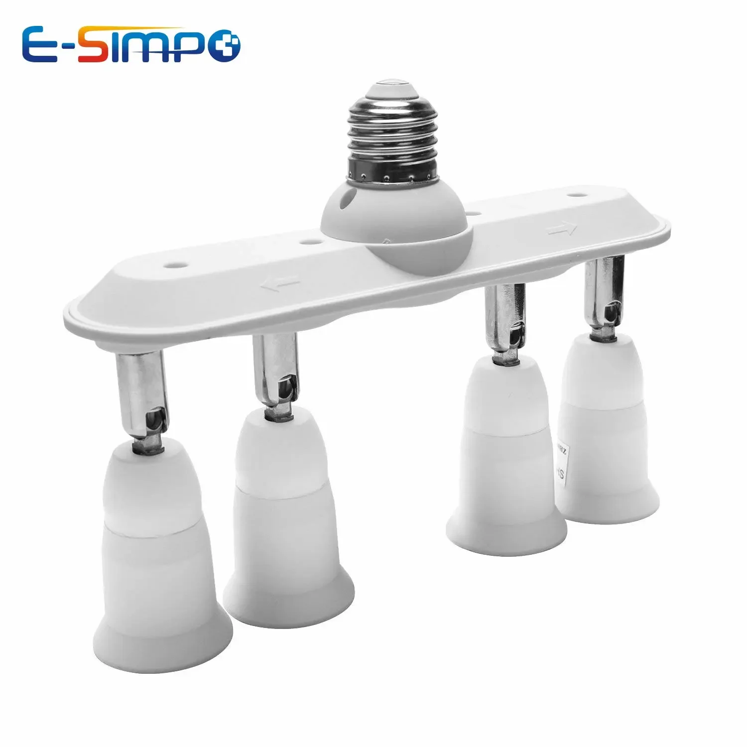 Imagem -04 - Edison Parafuso Cfl Lâmpada Led Adaptador Base Bulb Anti-flame Pbt Pingente Montagem no Teto Tomada de Luz Extensor Splitter E27 E26