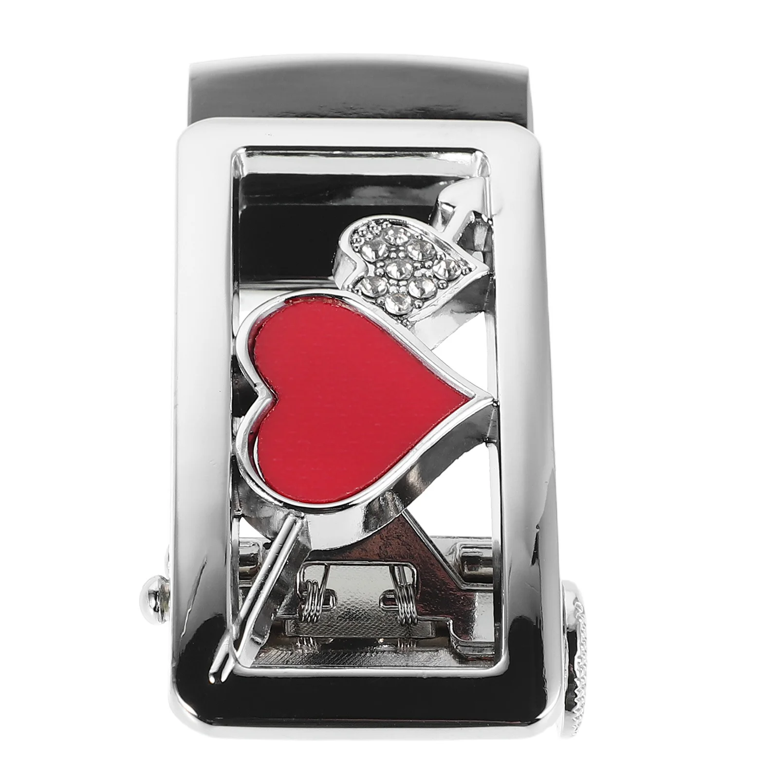 حزام نسائي بإبزيم حزام خصر معدني أوتوماتيكي لفساتين الجينز والتنانير والسراويل وحزام الخصر وإكسسوارات الديكور