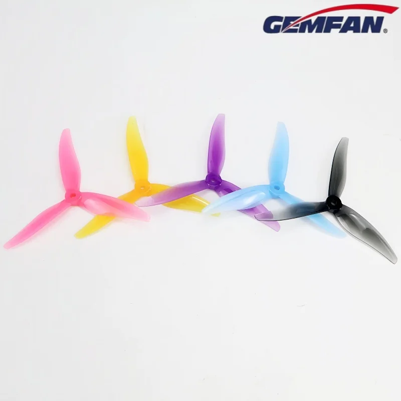 4 Pairs Gemfan 5129 YUKI 3-Blade/Tri-Blade Propeller for 2306 2207 Motor FPV Racing RC Drone Quadcopter Multirotor Part