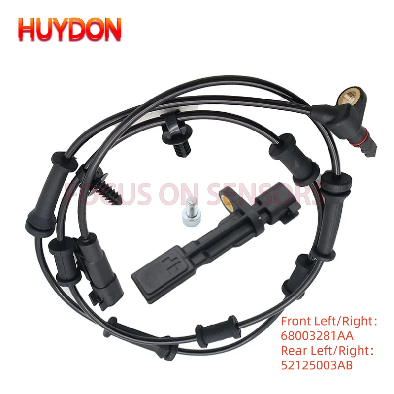 

52125003AB 68003281AA Датчик скорости переднего/заднего колеса ABS для Jeep Wrangler 2007-2017 52125003AC 52125003AA 52125003AD ALS1932