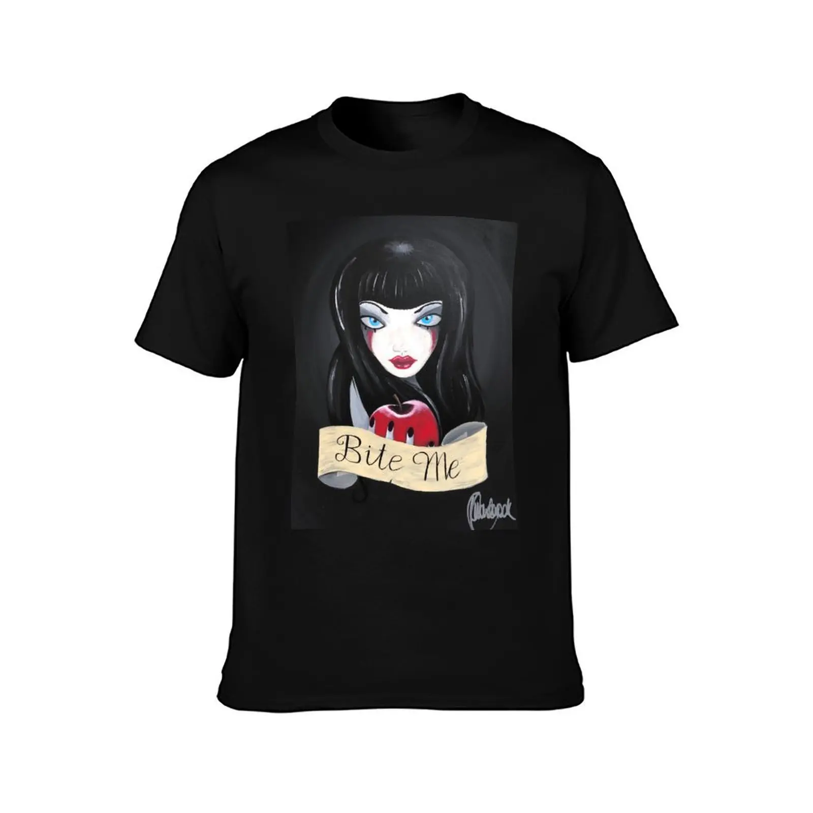 Bite Me T-Shirt Simple Graphic Design T-Shirt