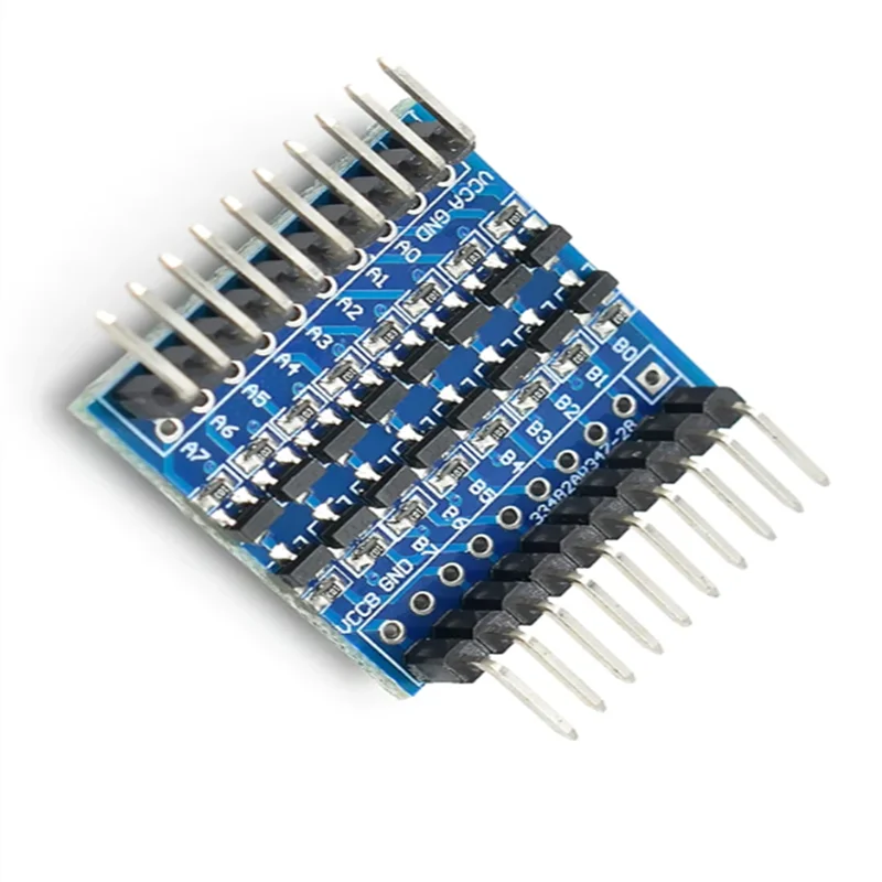 8-Way Level Converter Bent Leg Female Socket Module, Lightweight Circuit Board