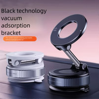 Strong Magnetic Car Phone Holder Foldable Design 360° Adjustable Vacuum Mount for Car/Desk/Bathroom/Universal Use K007