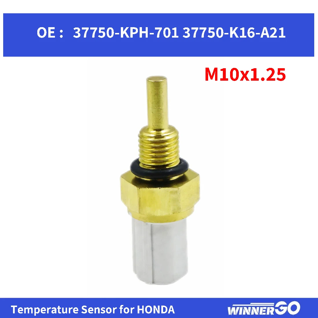 Motorcycle Water Temp Temperature Sensor For HONDA CB300R XRE 300 CB 250F Twister 37750-KPH-701 M10x1.25