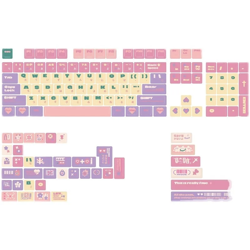 Zeal Theme Keycaps Set PBT Cherry Profile Custom Original Handmade Keycaps for Mechanical Keyboard Accessories Cute Gift DIY