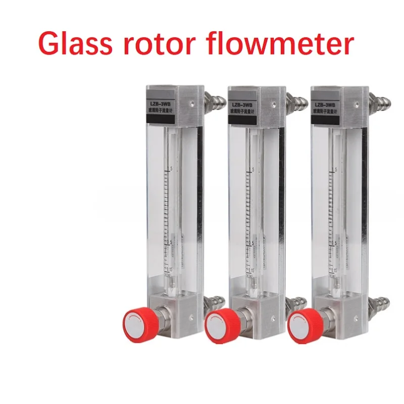 

Glass Rotor Flowmeter LZB-3WB/4WB/6WB/10WB Gas Air Nitrogen Oxygen Glass Tube Float Flowmeter