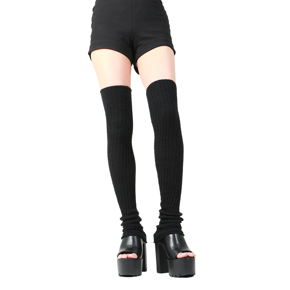 40/60/80cm lange Beinlinge für Frauen y2k Acryl 80er 90er Jahre Mädchen Rippens trick Sport Beinlinge Ballett warme Beine tanzen warme Socken – Detail 11