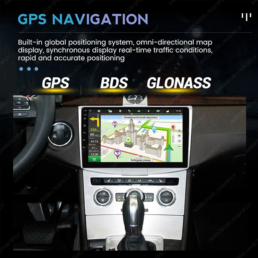 Navify-مشغل وسائط متعددة للسيارة ، مشغل سيارة ، راديو أندرويد ، أنظمة متصلة ، قارئات مقاطع فيديو ، VW Passat 6 B7 CC B8-Auto #5