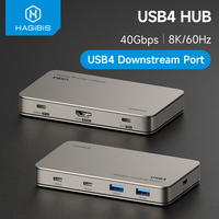 Hagibis USB4 Docking Station USB C Triple Display Hub Compatible with Thunderbolt 4/5 40Gbps 8K Dock for Macbook Pro Air Laptops