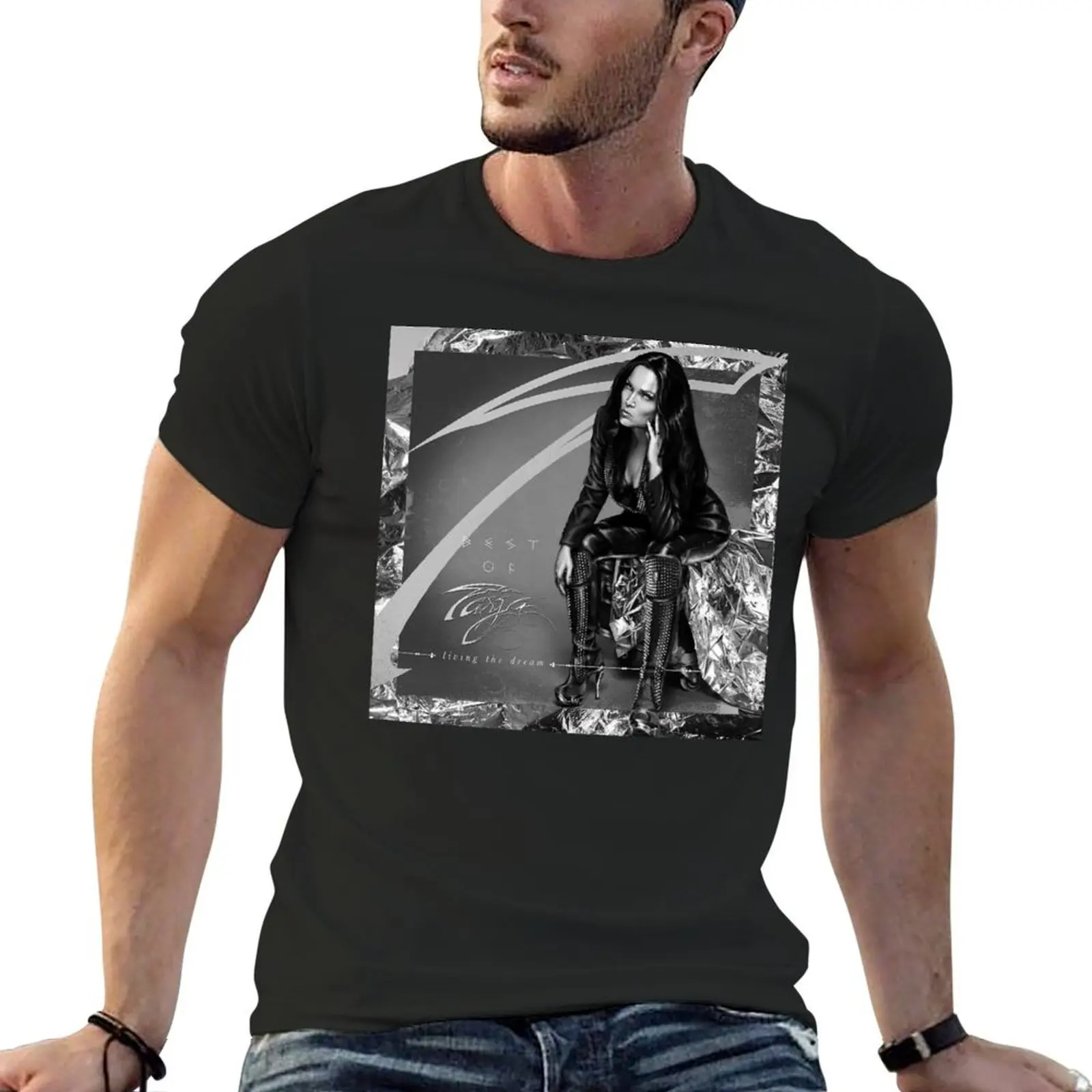 Tarja - Best of Living the Dream album 2022 T-Shirt summer clothes anime figures quick drying mens shirts graphic tee