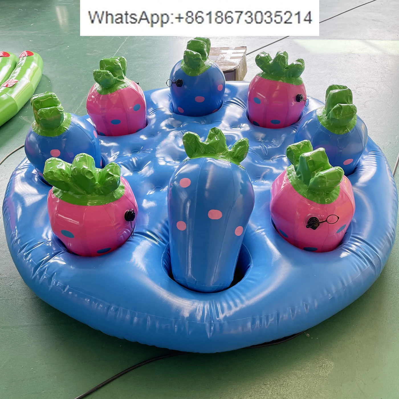 Fun Games Props Inflatable Pulling Radish New Thickened Outdoor Body Intelligent Training Radish