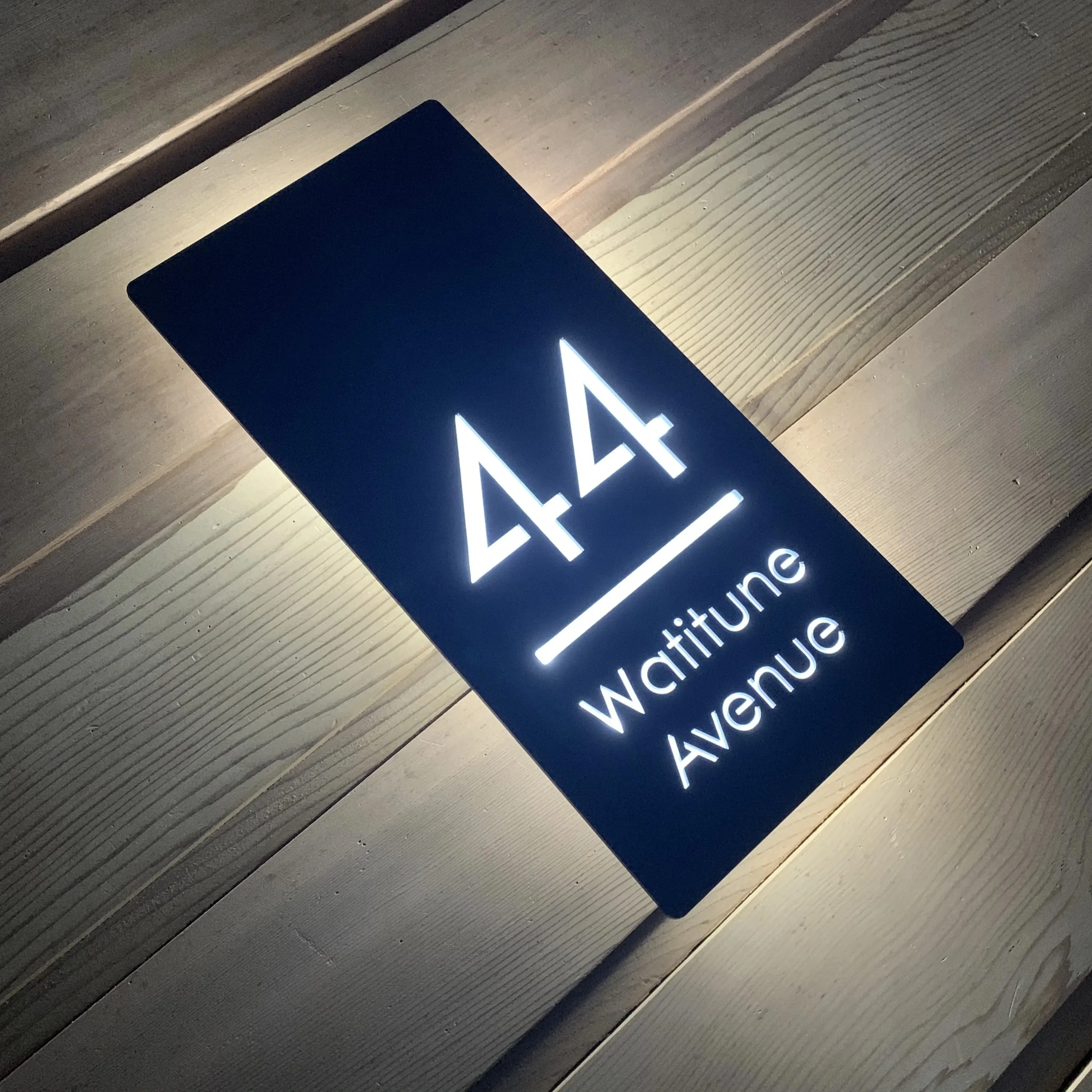 Entry Door Customized House Number Sign,Dormitory Residential Number LED backlit House Number Address,Plate House Address sign