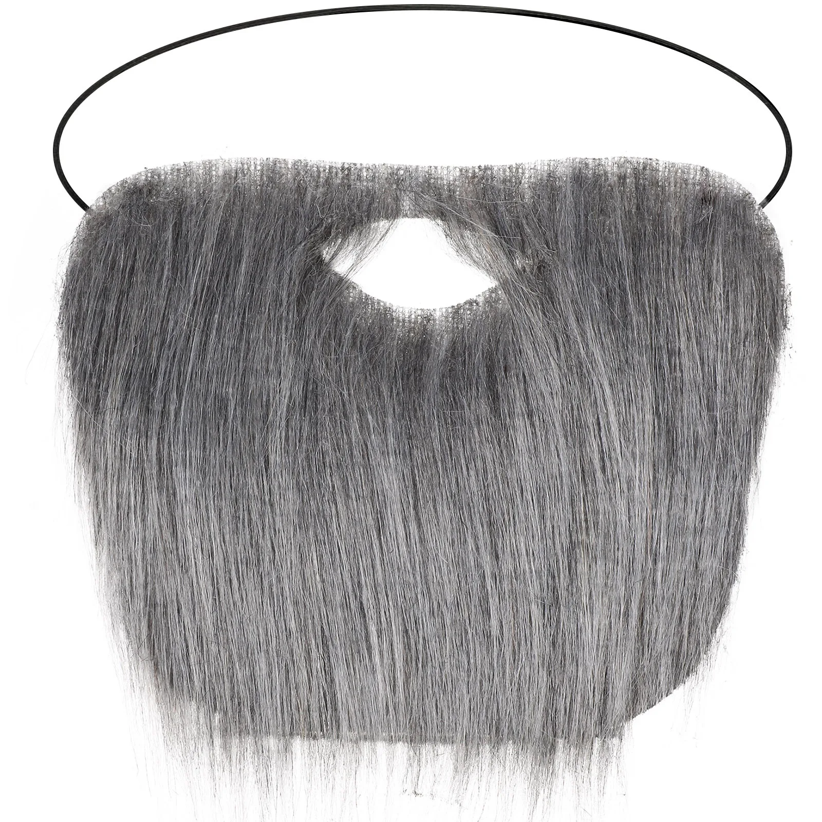 Barbe de Costume pour hommes et accessoire de père noël réaliste, bande élastique réglable, toucher festif, barbe de père noël