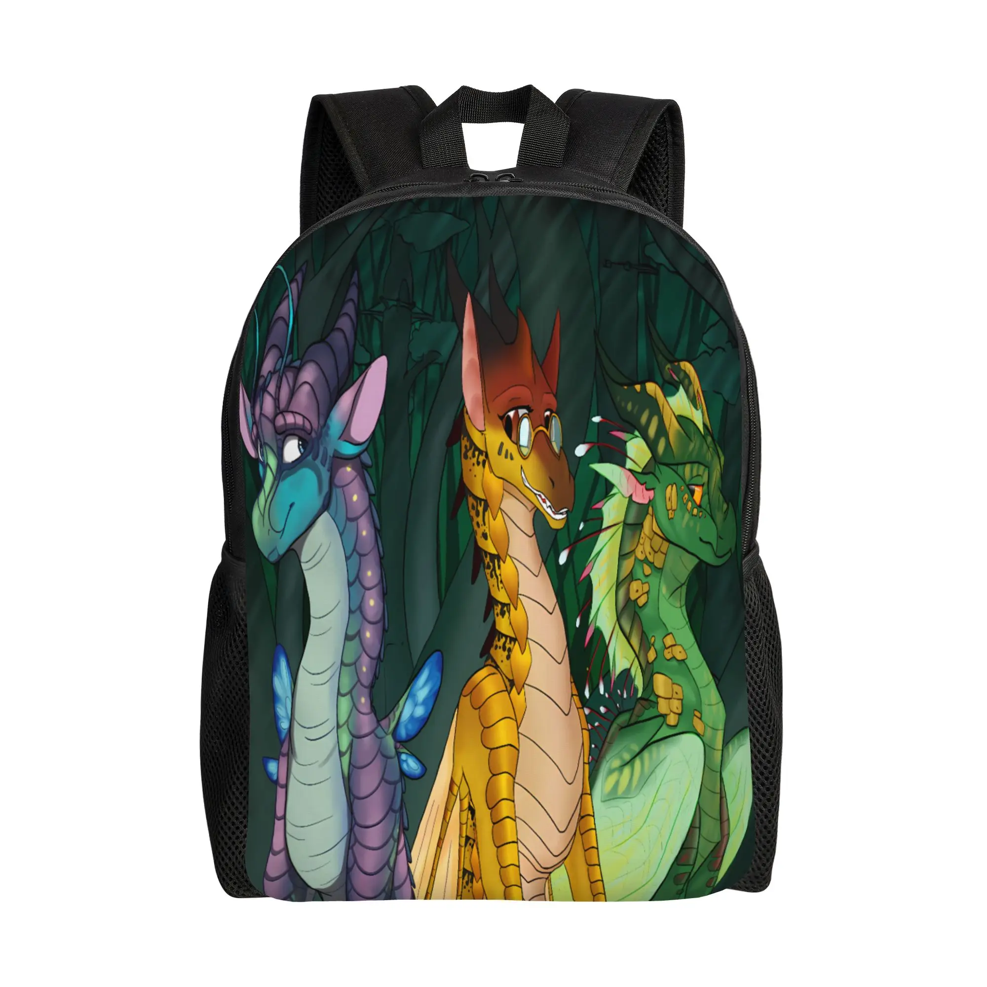 Wing of Fire Backpack Female Polyester Outdoor Style Backpacks Soft Casual School Bags Rucksack