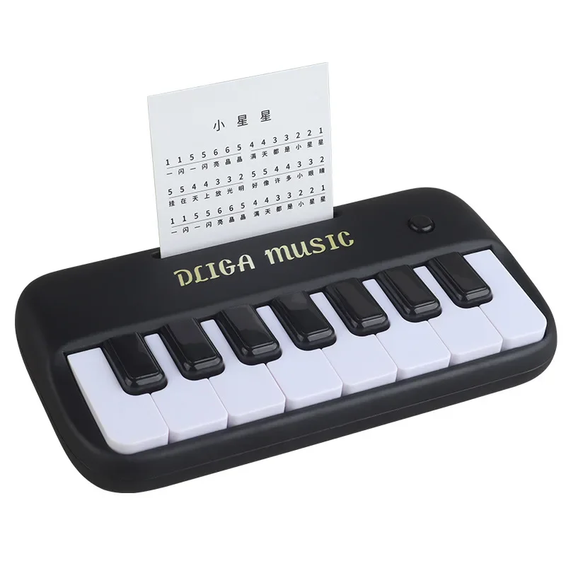 Mini elektronische piano met 15 toetsen voor beginners Muziek spelen Multifunctioneel sleutelmuziekinstrument en een educatief speelgoed