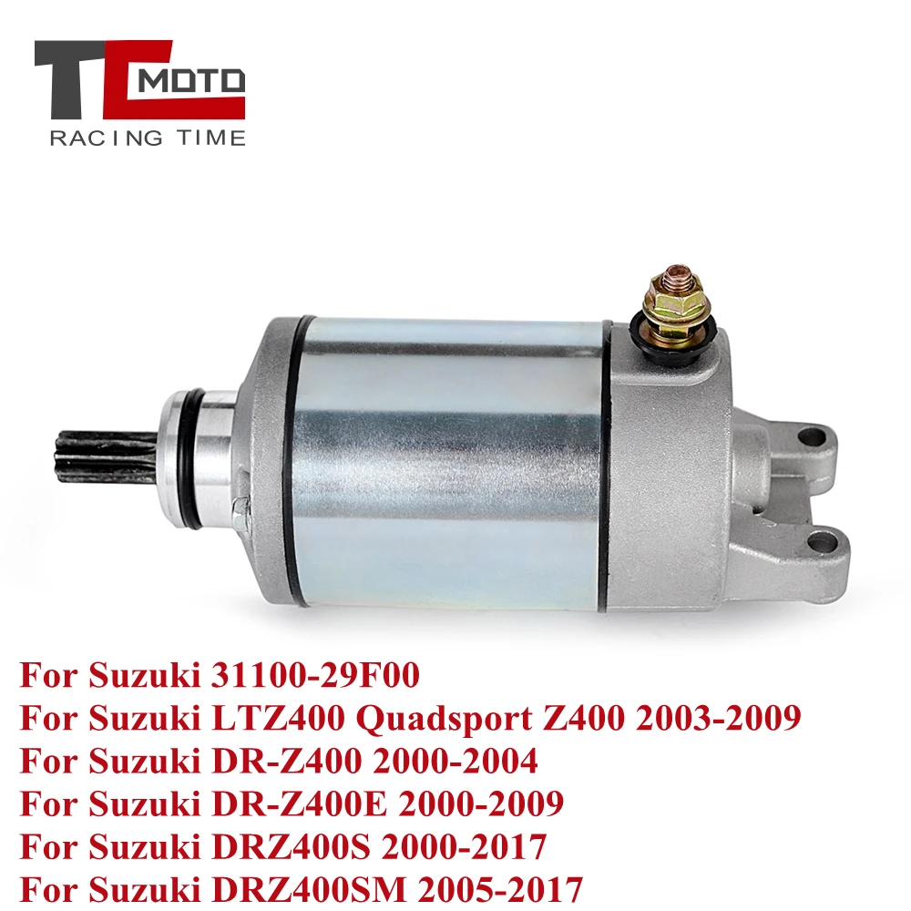 

Motorcycle Starter Motor for suzuki LTZ400 DRZ400 DRZ 400 400E S M LTZ 400 Quadsport Z400 ATV Starter 31100-29F00