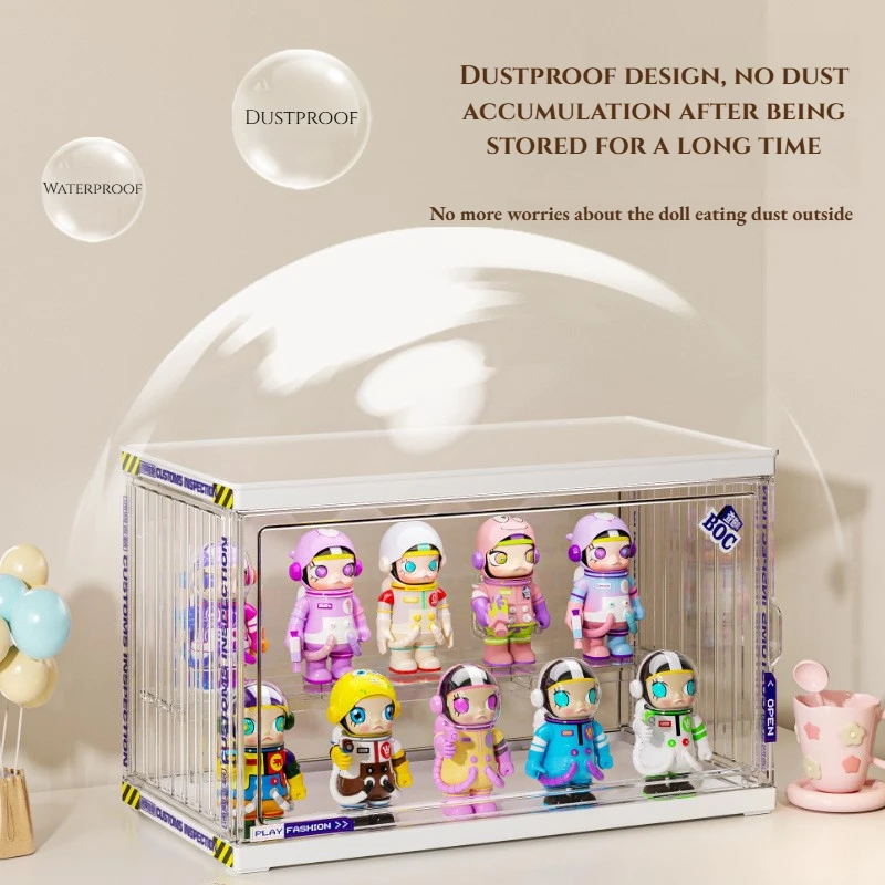Acrylic Organizer for Collectible Figures and Blind Box High Definition Transparent Desktop Toys Action Figures Organizers Box