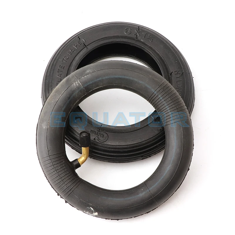 Motorcycle 6x1 1/4 tyre 150MM Scooter Inflation Wheel With Hub With Inner Tube Electric Scooter 6 Inch Pneumatic Tire