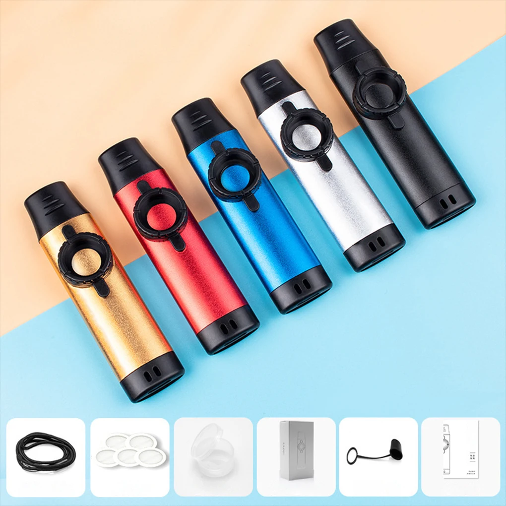 Premium Aluminum Alloy Kazoo Instrument For Music Enthusiasts Distinctive Appearance Wonderful Gifts