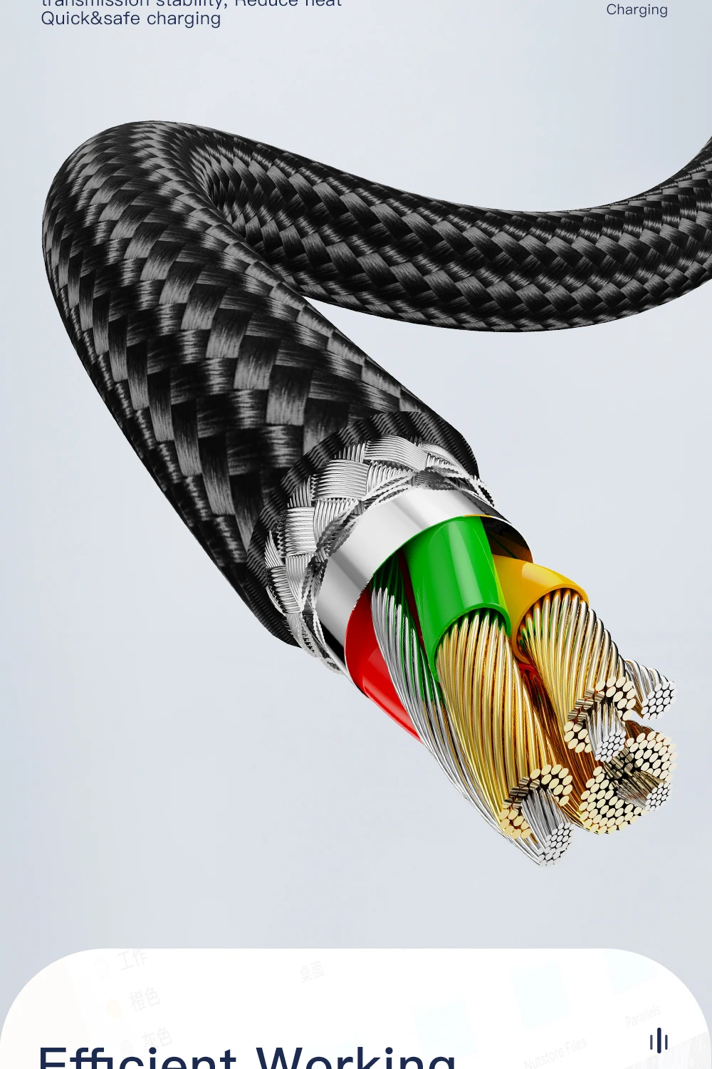 Essager 100 W USB Typ C auf USB C Kabel 90 Grad Winkel für iPad MacBook Pro Xiaomi Samsung Huawei Schnellladung Typ-C Datumskabel – Detail 15
