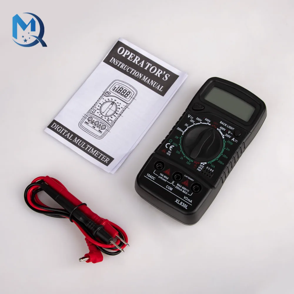 Digital Multimeter XL830L High Precision Capacitance Meter Testers For Automotive Electrical Dmm Transistor Peak Universal Meter