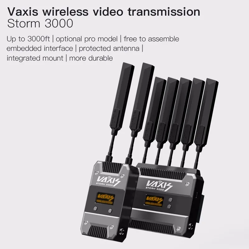 Беспроводная передача данных Vaxis Storm 3000 5G SDI HDMI-совместимая профессиональная система передачи изображения 1080 Видео