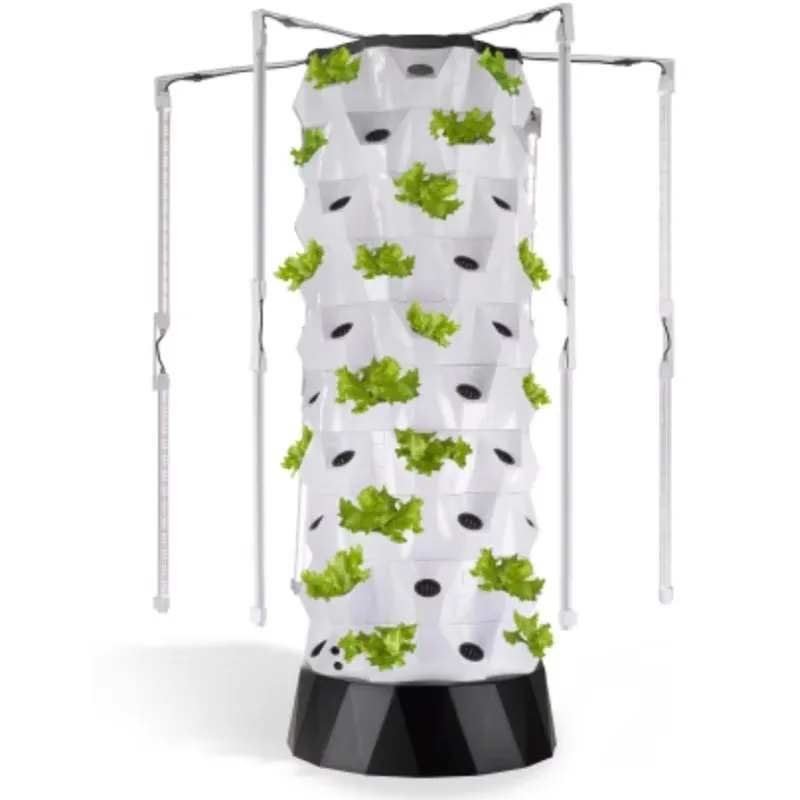 نظام أبراج مائية للمزرعة العمودية Hidropna من Agricultura Hidropna مصباح LED لنمو الخس