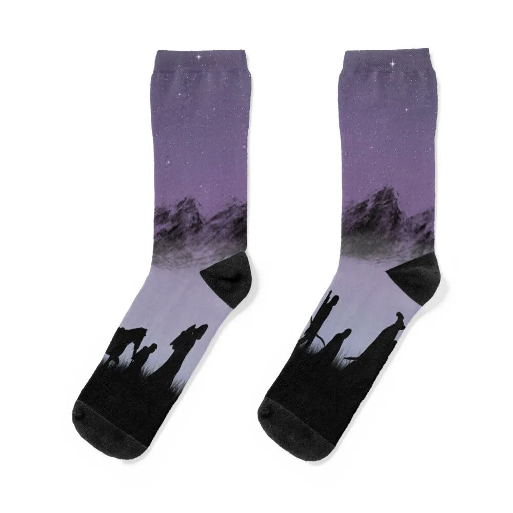 The fellowship of the ring Socks sport hockey Antiskid soccer sheer Boy Socks Women's