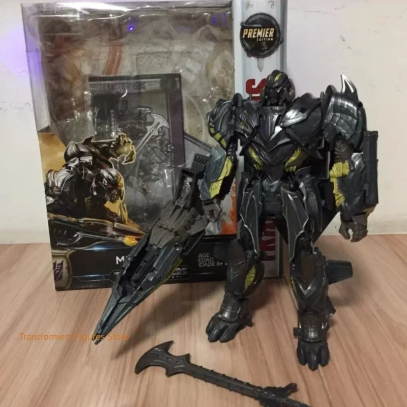 Em estoque transformadores filme 5 versão eua tlk líder megatron anime personagem figura de ação modelo brinquedo presente promocional coleção