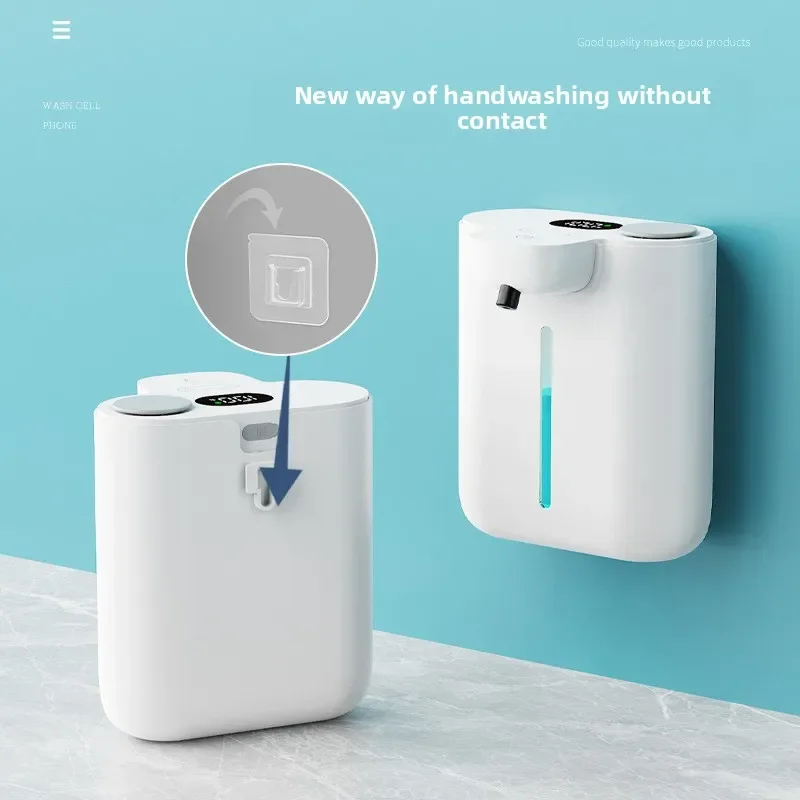 

500ML Automatic Soap Dispenser Touchless Type C USB Rechargeable Electric Soap Dispenser Waterproof Foam/Liquid Dispenser