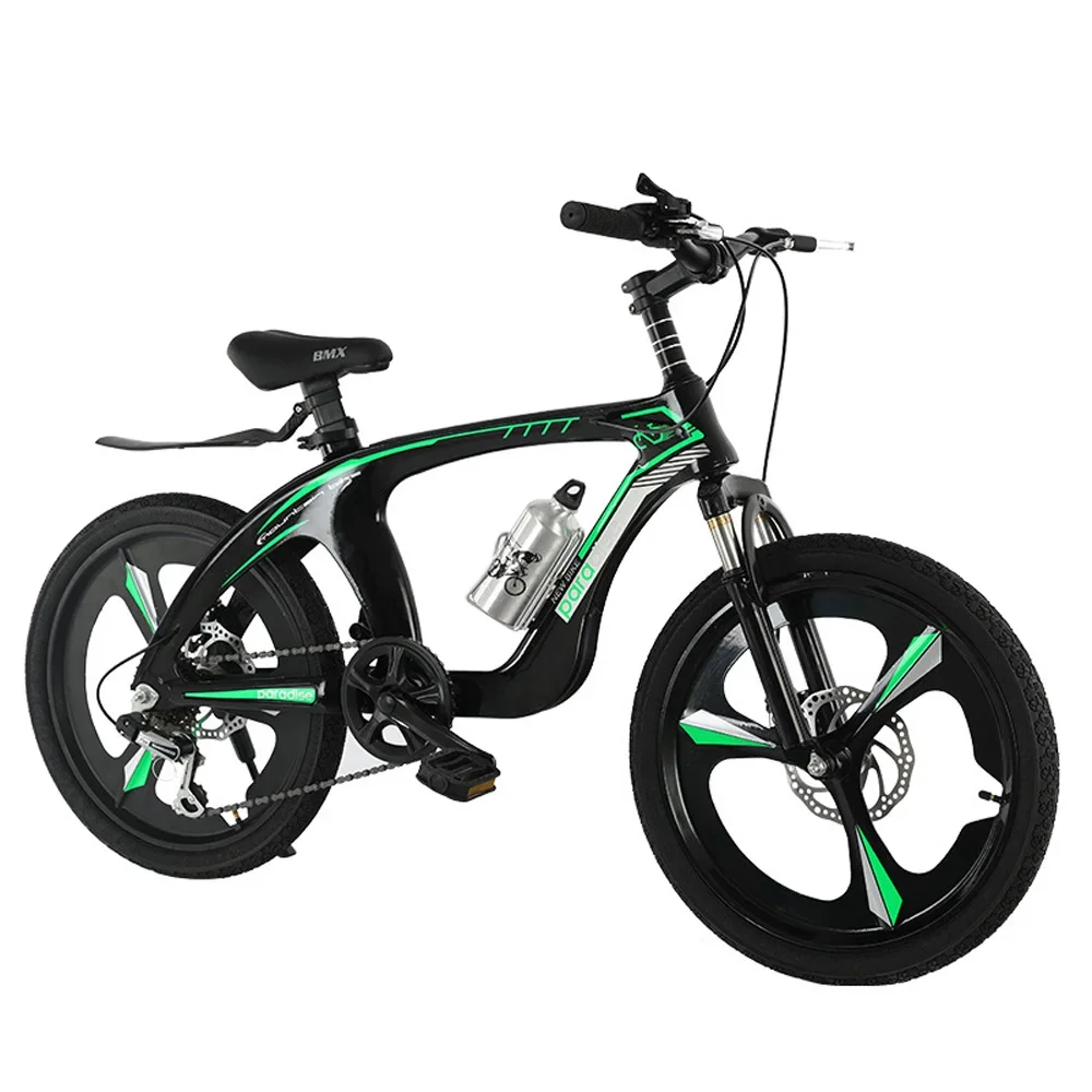 

Mountain Bike 18 Inch Magnesium Alloy Double Disc Brake Shock Absorber Adult Male and Female Students Children Detachable