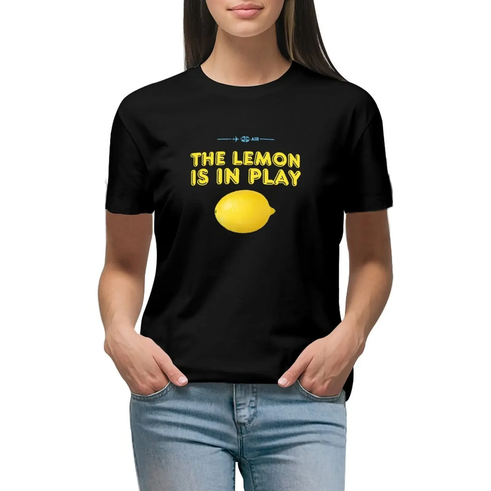 

Cabin Pressure - the travelling lemon is in play T-Shirt anime clothes summer top sports fans oversized t shirts for Women