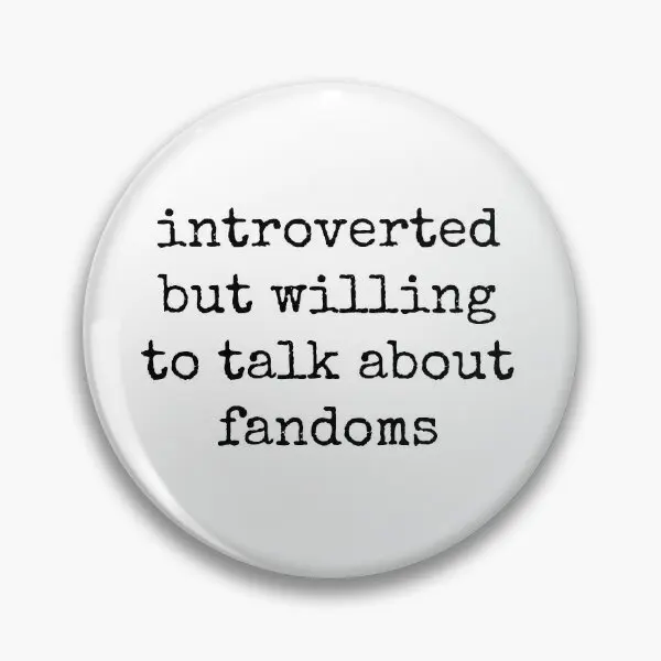 Интроверсия, но готов поговорить о Fa, мягкая булавка на пуговицах, модный подарок, любимый металлический булавка на лацкан, забавная мультяшная Женская Брошь на воротник