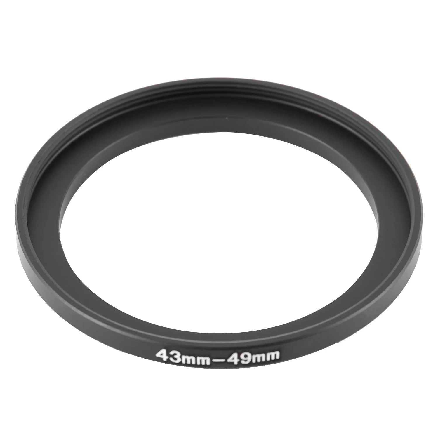 Adaptador de anillo de filtro de Metal de 43mm a 49mm para cámara