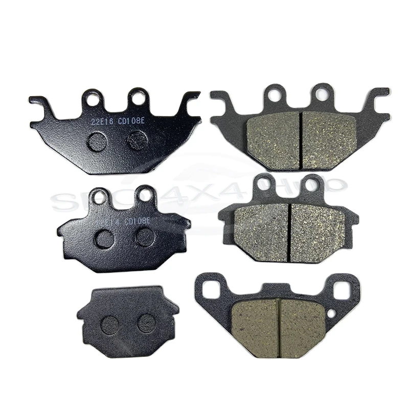

Комплект из 3 пар тормозных колодок для Stels ATV 600GT 700D/GT 800D DINLI 600 700 800 LEOPARD F140239-00 LU032324 350102-102-0000 F210176-00