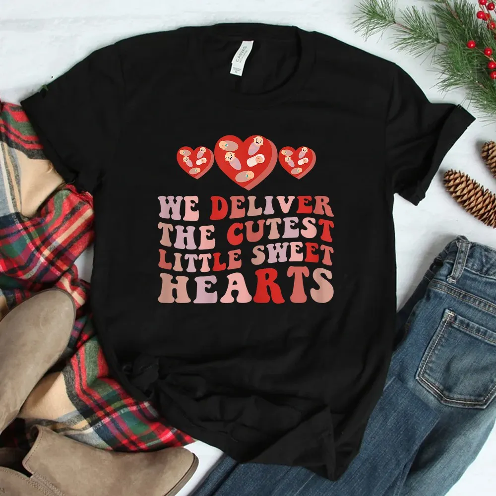 Haunt Reaper Men T Shirt We Deliver The Cutest Little Sweet Hearts Nicu Valentines Shirt Camisas Hombre For Men Cotton Tops Tees