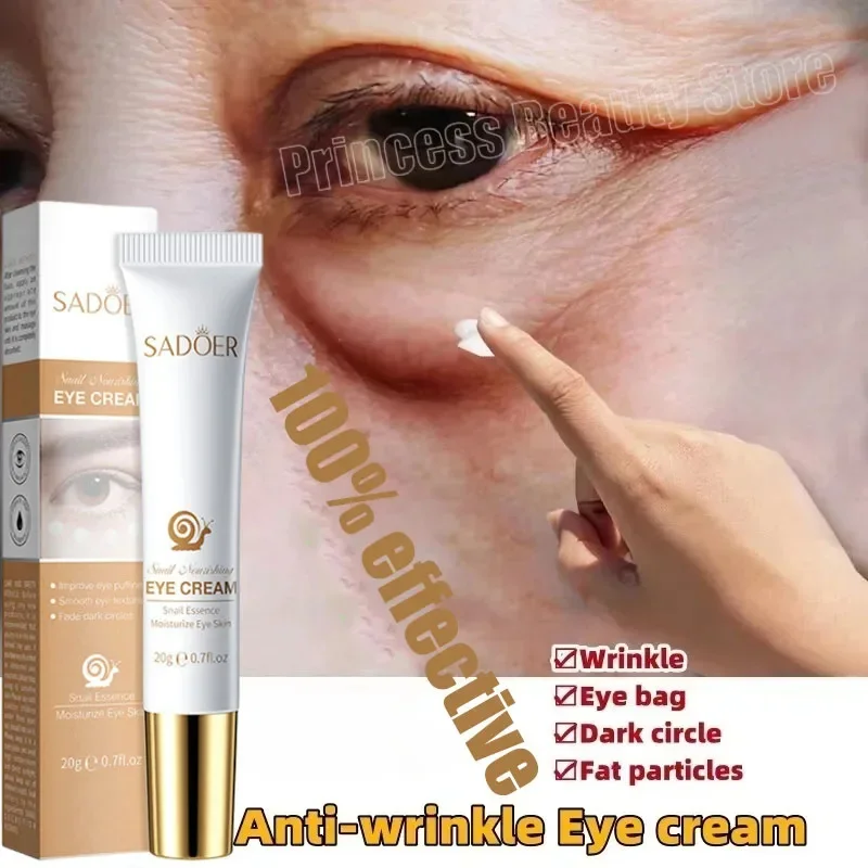 

Instant Eye Bag Removal Cream Collagen Removal Wrinkles Lifting Fade Fine Lines Moisturizing Brightening Anti Puffiness Eye Care