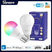 SONOFF B02-B-A60/B05-BL-A19 WiFi Smart LED Bulb E27 RGBCW Dimmable Light Bulb Timing Smart Home Control Via Alexa Google Home