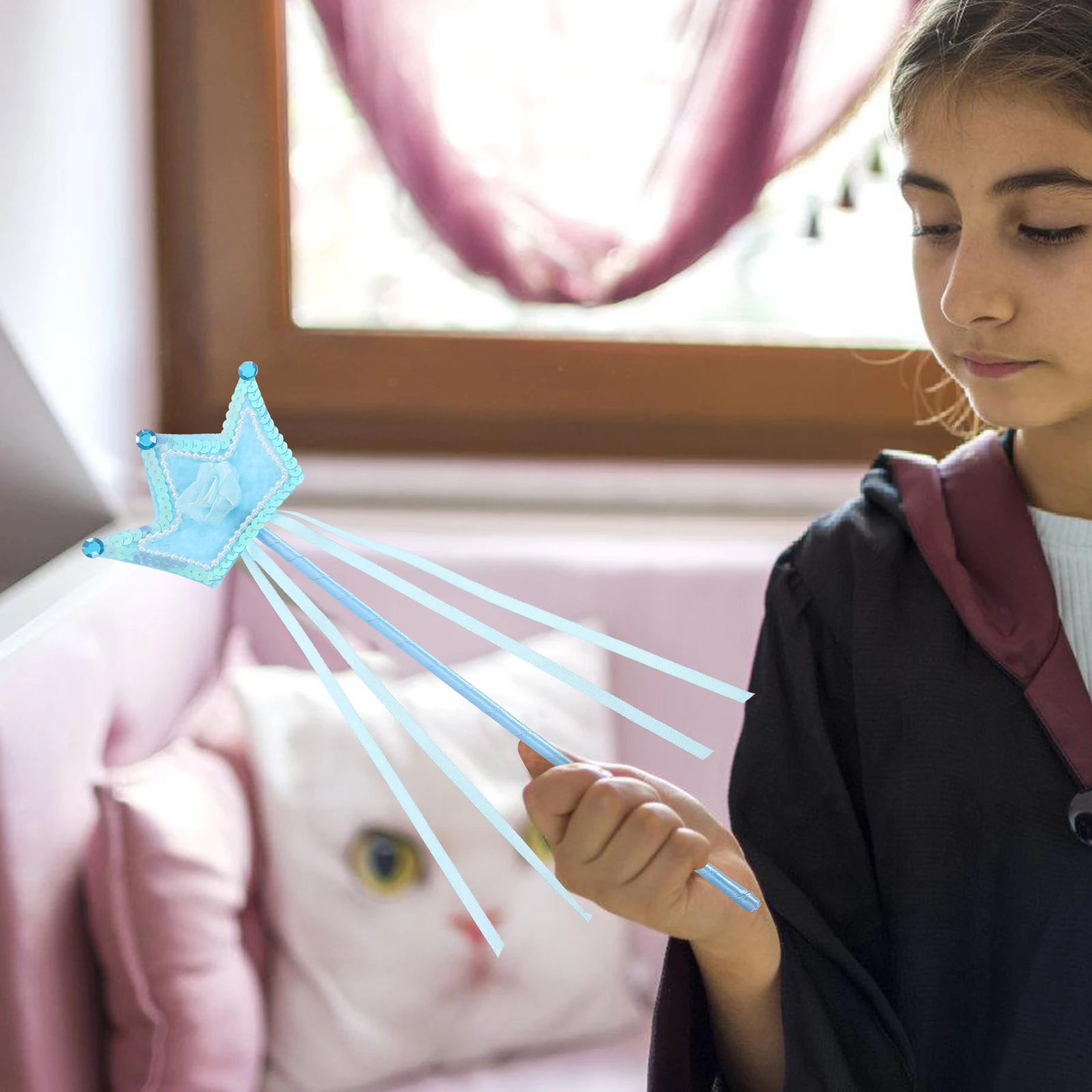 

3 Sets 's Scepter Crown Birthday for s Fairy Wand Dress up Crowns Sticks