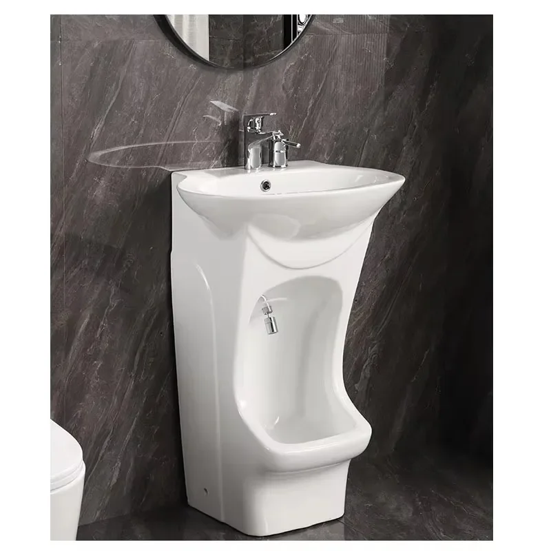 Wudu Sink Pedestal Ceramic Bathroom Sink Farmhouse Washing Free Standing Foot Washer Hotel Courtyard Muslim Vanity Arabic Hot
