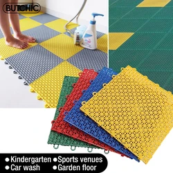 Bathroom splicing mats grid waterproof suspension kindergarten sports floor car wash balcony garden swimming pool plastic tile