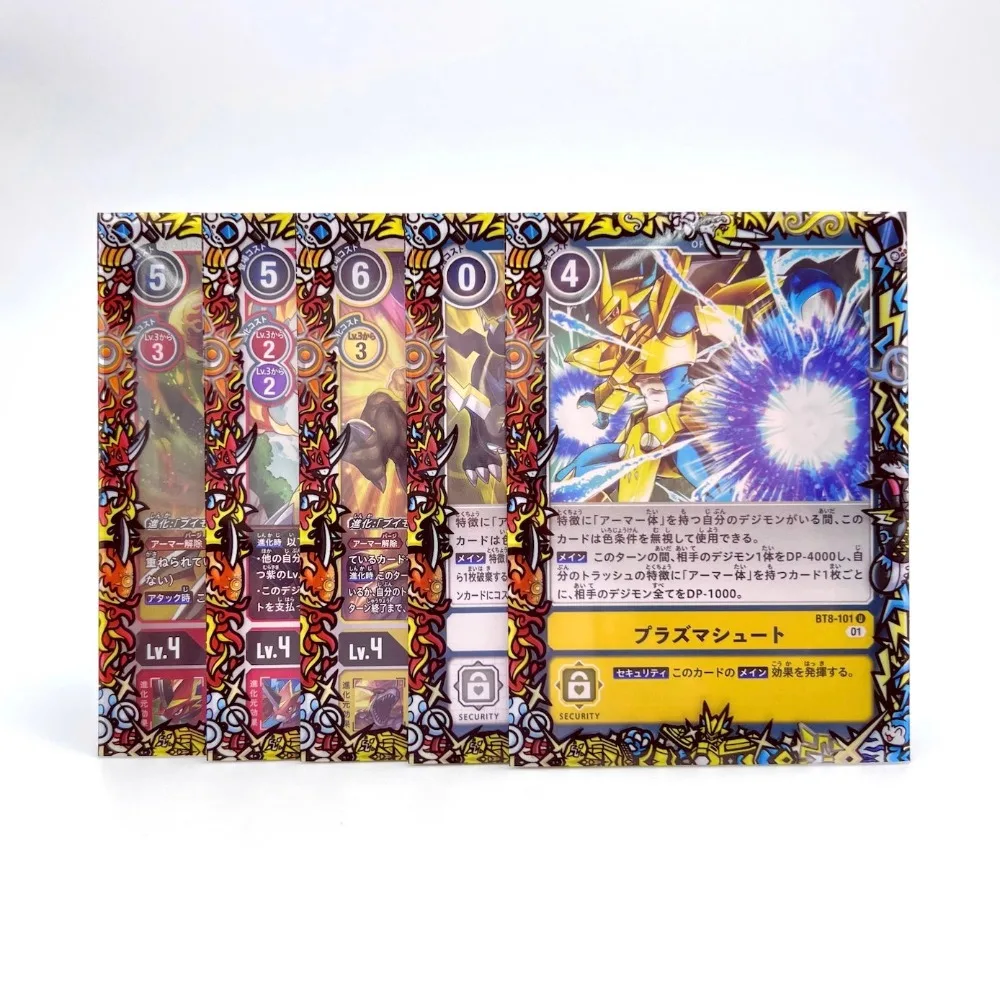 60 pz/borsa DTCG Digimon Adventure Omegamon Animation Characters Card Film Anime Classics Game Collection Cards custodia protettiva