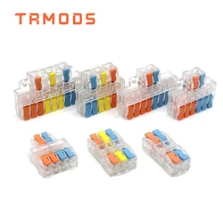 10/50pcs Quick Wire Connector Universal Compact Wiring Splicing Conector Electrical Push In Lighting Terminal Block Connector