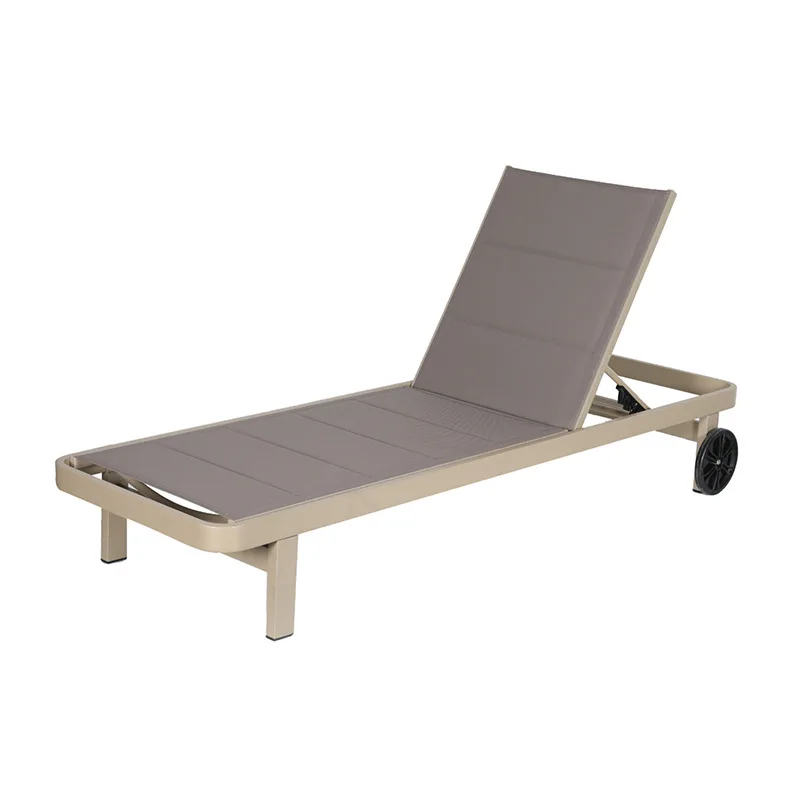 

Outdoor beach chair aluminum alloy swimming pool bed sofa household open-air waterproof sunscreen leisure lounge chair