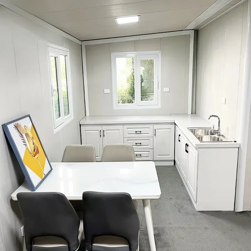 Einfach zu montierendes Container-Home, vorgefertigtes Haus zum Verkauf, modulares Haus, erschwingliches kleines modulares Haus, faltbares vorgefertigtes Zuhause