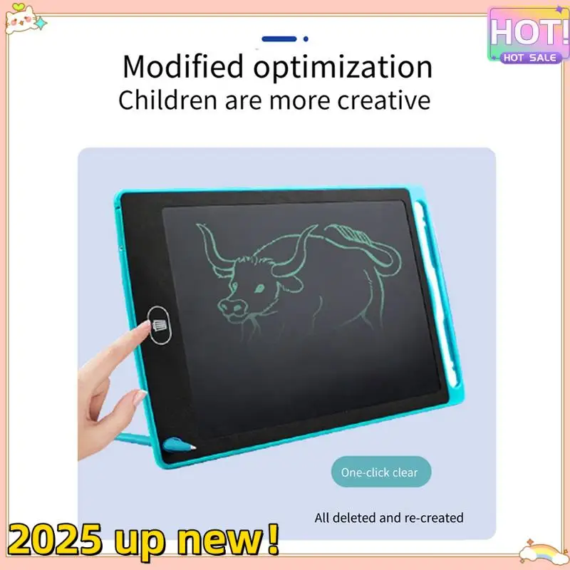 12 Inch LCD Writing Board Drawing Board Color Graffiti Board For Students Toys Christmas Birthday Gift Pink