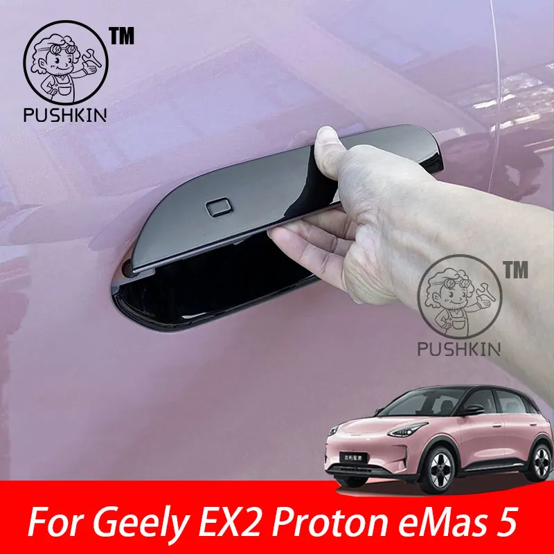 

For Geely EX2 Proton eMas 5 Geely Geome Car Door Pull Doorknob Catch Door Handle Bowl Cap Decoration Cover Trim Car Accsesories