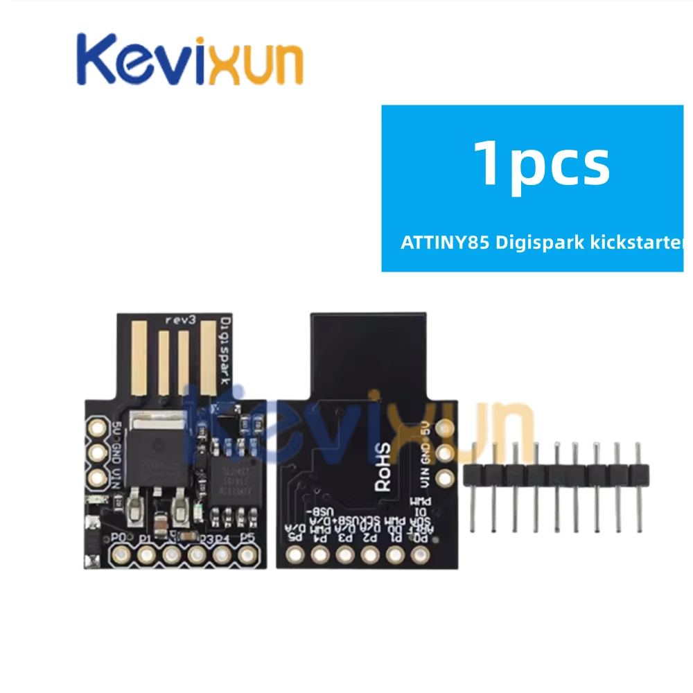 1-10pcs/TINY85 Digispark Kickstarter Micro Development Board ATTINY85 module for Arduino IIC I2C USB ATTINY85