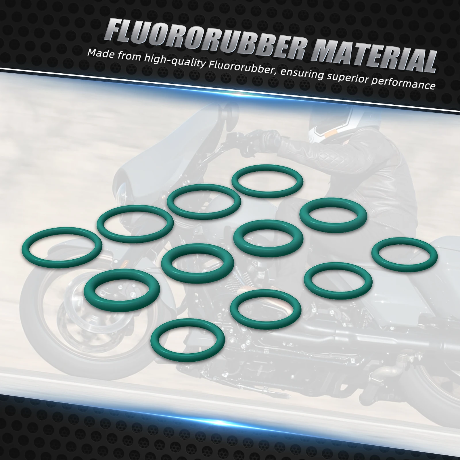 Für Harley Fat Boy FLFBS 114 FLFB 107: O-Ringe und Dichtungen für die Schubstangen, passend für Harley Street Glide FLHX, Road King und Electra Glide Ultra Limited. – Detail 3