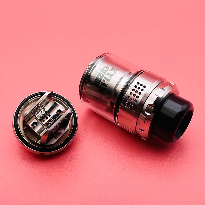 DSX Kylin Rebuildable Tanque E-cigarro, Mini V2 RTA Atomizador, Single Coil, 3ml, 5ml, 24,4mm, 316SS, Zeus X Rta